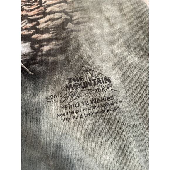 The Mountain Find 12 Wolves Forest Green Tie Dye Graphic Tee Mens XL T-Shirt USA - Picture 7 of 9